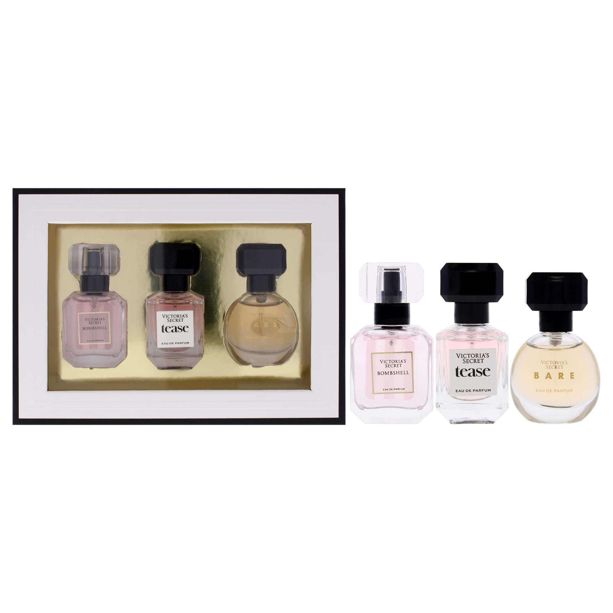 Victorias Secret for Women - 3 Pc Mini Gift Set -0.25oz EDP Spray