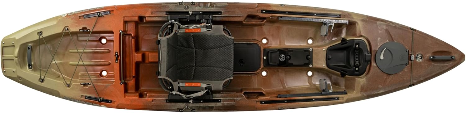 Wilderness Systems Radar 135 – Sit on Top Fishing Kayak – Premium Angler Kayak – Pedal Drive Compatible – 11.6 ft – Desert Sunset Wilderness Systems Radar 135 – Sit on Top Fishing Kayak – Premium Angler Kayak – Pedal Drive Compatible – 11.6 ft – Desert Sunset