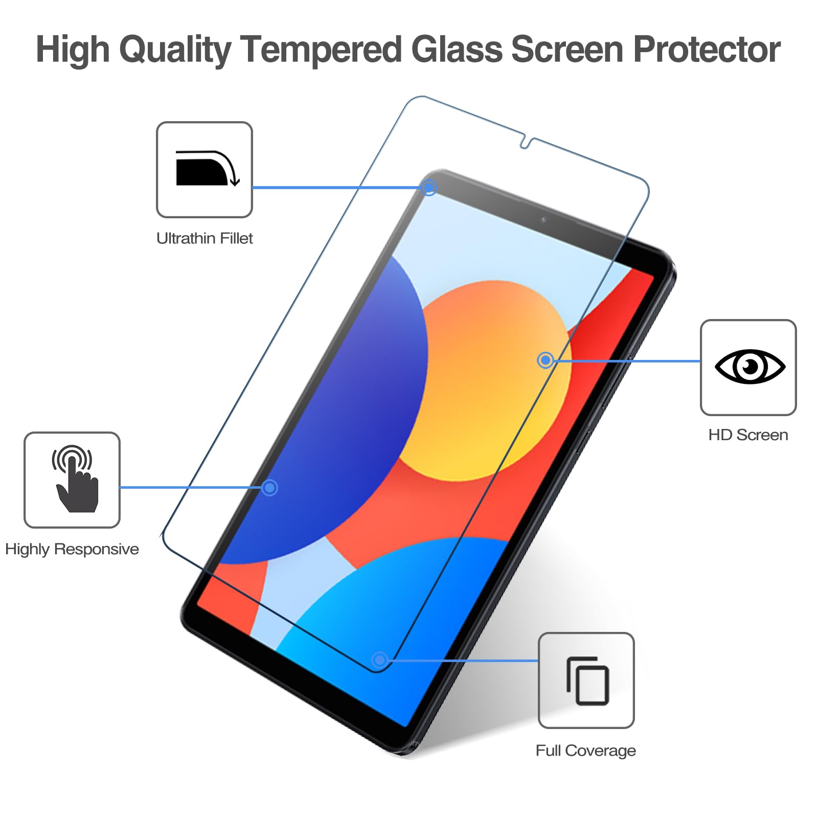Amazon.co.jp: ProCase 【2枚】 Xiaomi Redmi Pad SE 強化ガラス
