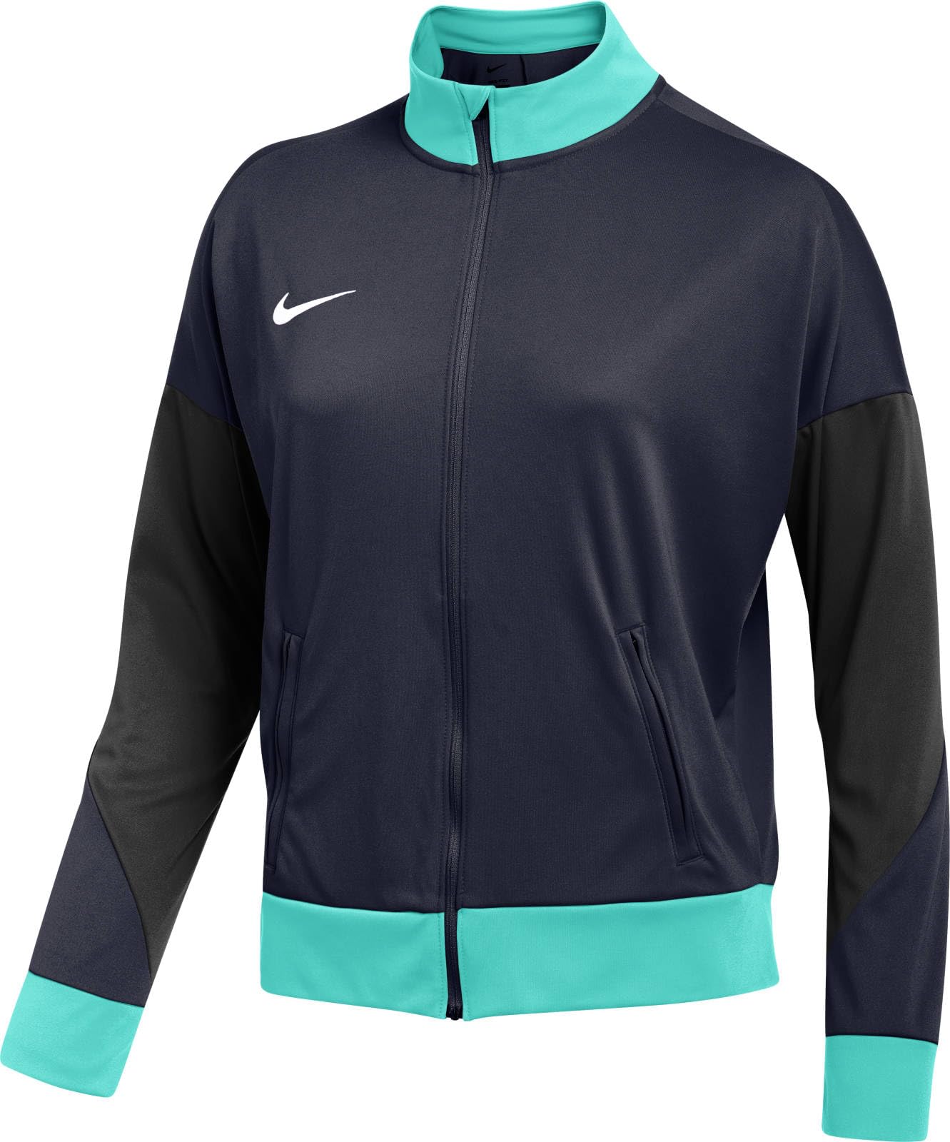 Nike FD7683-453 Dri-FIT Academy Pro 24 Track Jacket K Jacket Women's OBSIDIAN/BLACK/HYPER TURQ/WHITE Size M