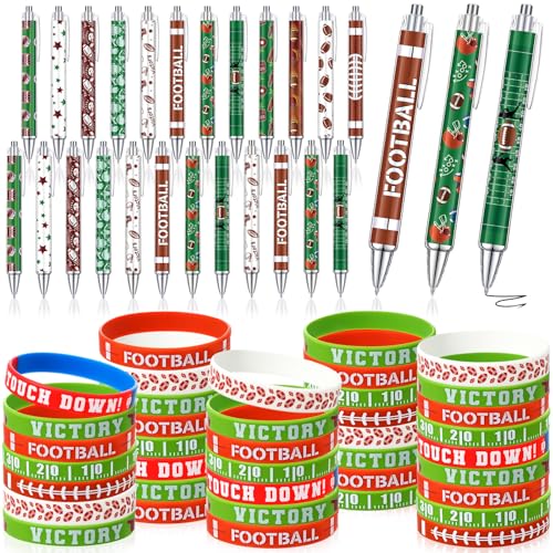 Dispowreath 72 Pcs Football Party Favors Gifts Football Ballpoint Pens ...