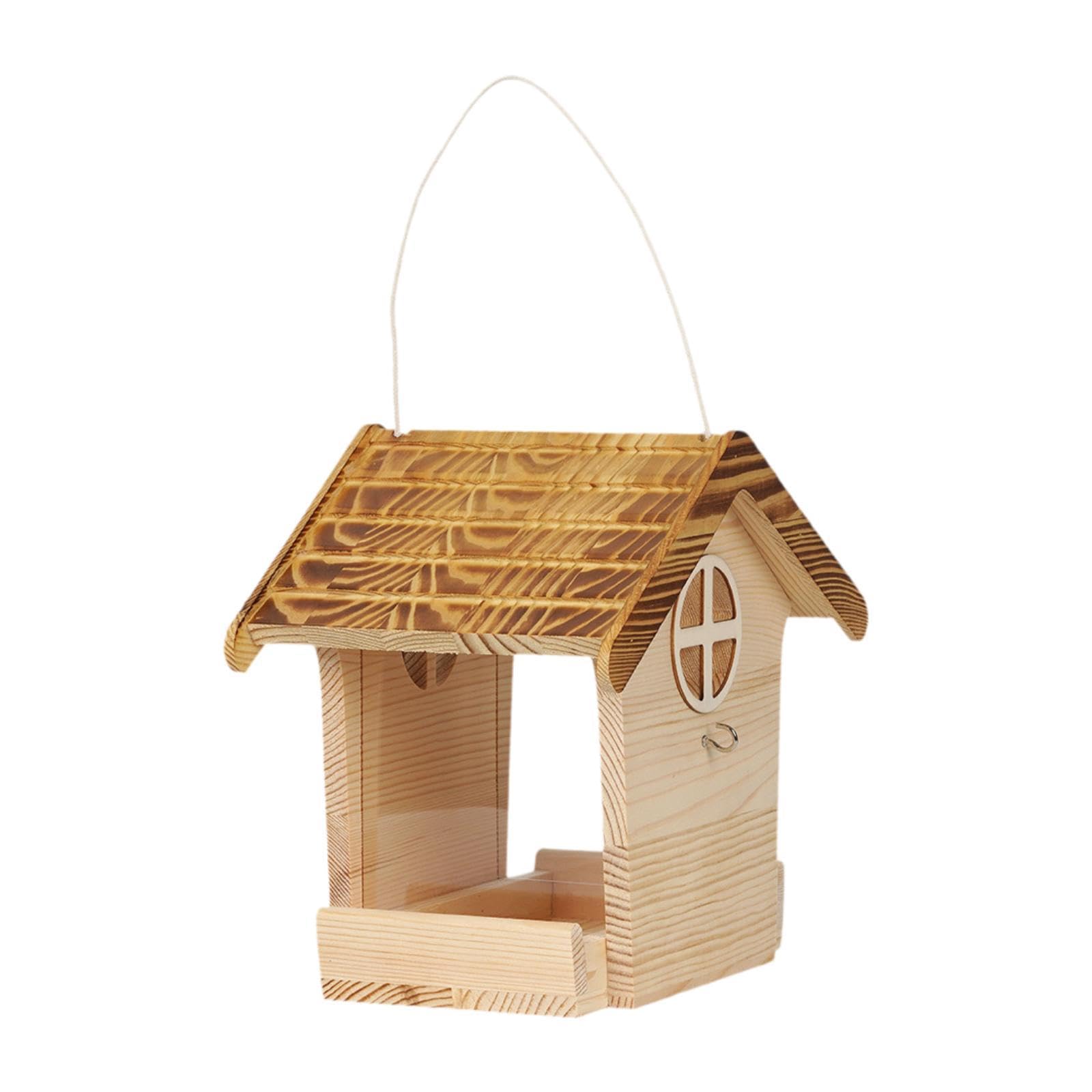 Mangiatoia per Uccelli da Appendere, Ornamento Versatile E Compatto per Prato, Giardino E