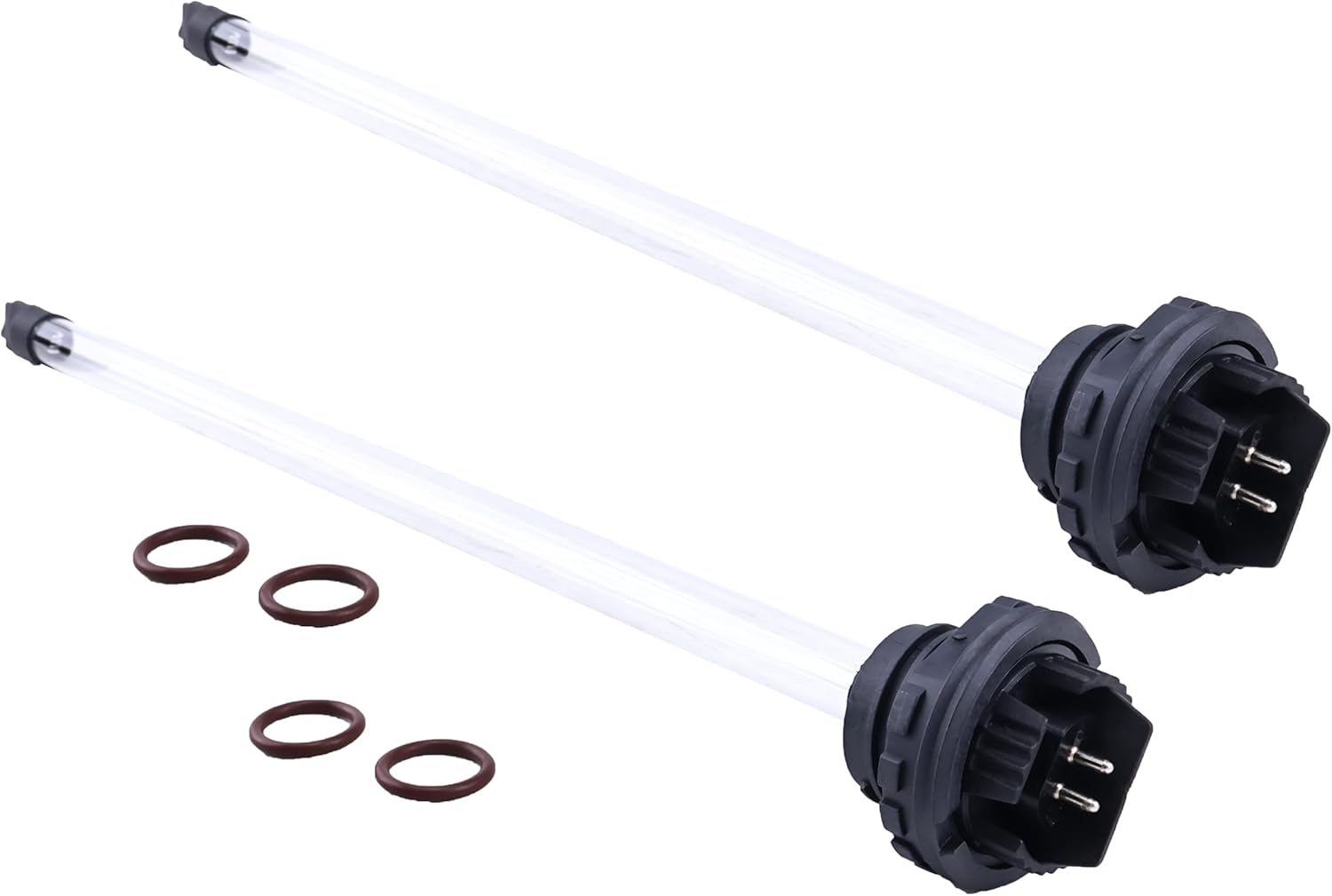 2PCS 602805 UV Lamp Compatible with VIQUA Trojan UV Max C C4 C4-V D D4, with Sleeve 602732 and O-Rings