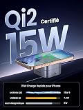 UGREEN MagFlow 2 in 1 Caricatore Wireless iPhone Qi2 15W Certificato - 2