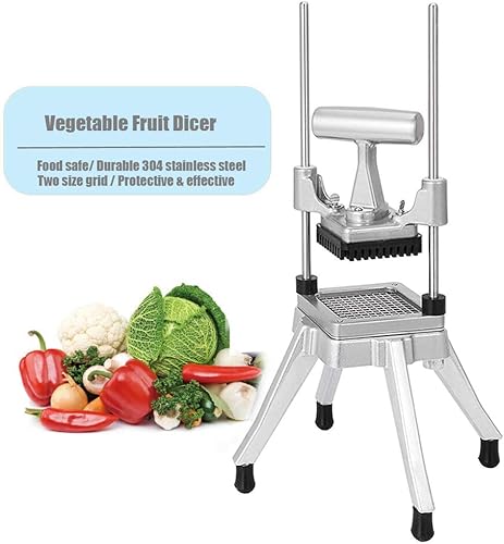 Cuchilla de 3/8 "Comercial Vegetal Fruta Dicer Cebolla Patata Tomate Slicer Picador Pimientos, Patatas, Setas Restaurante Máquina Cortadora Rápida disponible en Yaxa Colombia