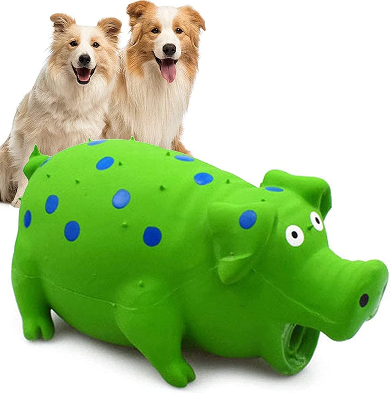 PETS EMPIRE Multipet Latex Polka Dot Globlet Pig Dog Toy Size- Large 9 Inch 1 Piece (Color May Vary) (B07WV4F5KV) Amazon Price History, Amazon Price Tracker