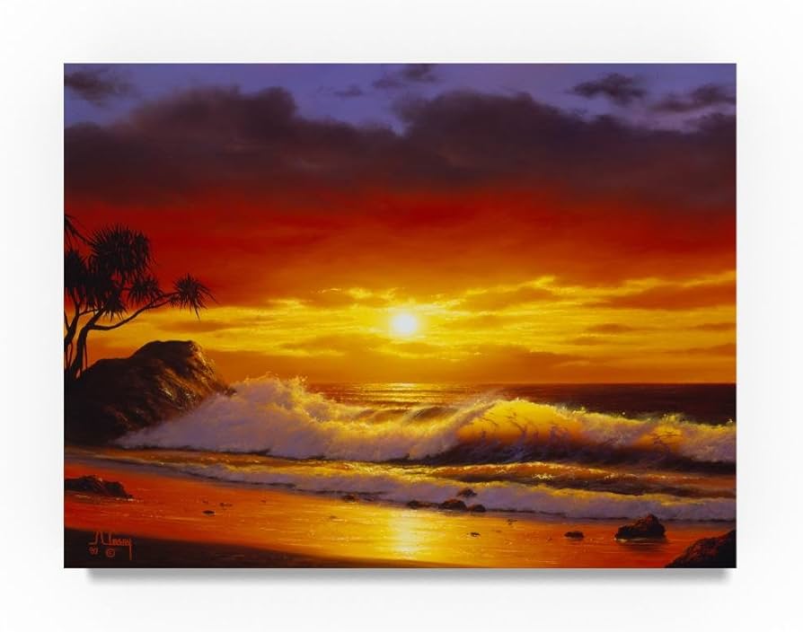 Amazon.com: Sunset Landscape by Anthony Casay, 18x24-Inch Amazon.com: Sunset Landscape by Anthony Casay, 18x24-Inch