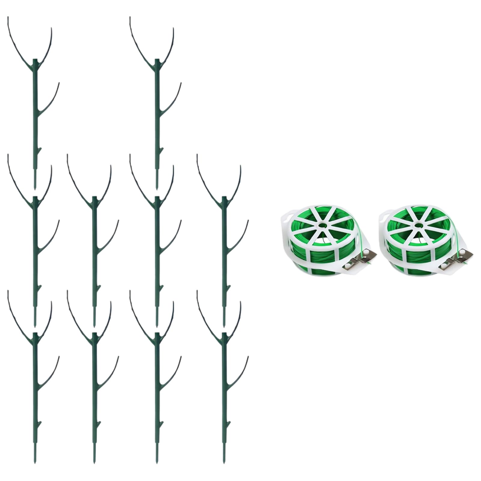 Woedpez Garden Plant Stake for Climbing Structure Holder Stick for Tall Potted Stackable Monstera Stakes