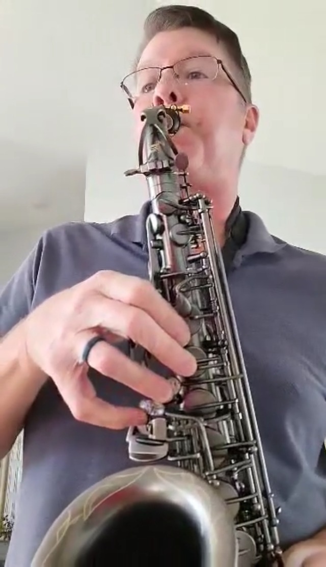 Amazon.com: Eastern Music matt black Alto Saxophone with dragon
