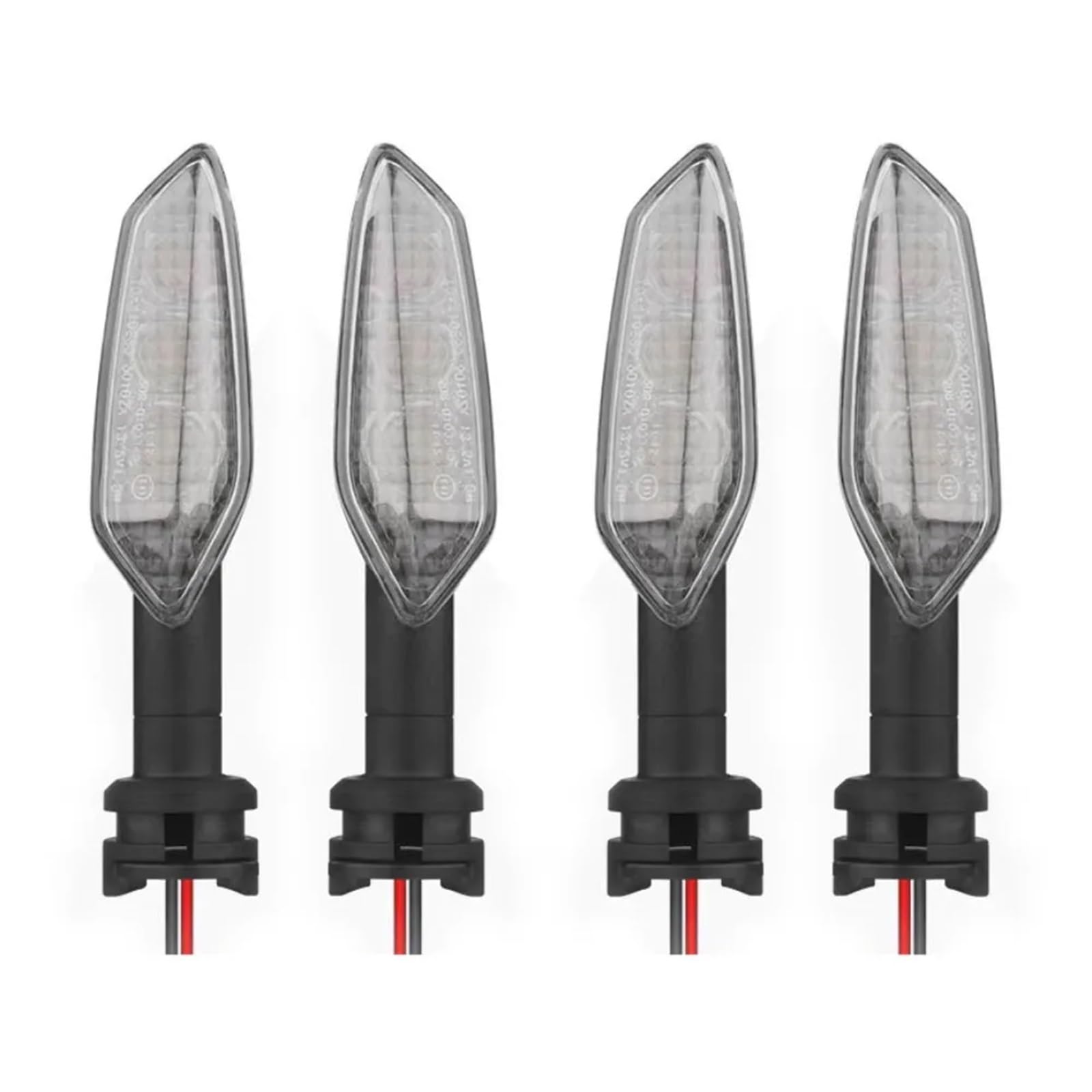 Kierunkowskaz LED motocyklowy kierunkowskaz lampa pasuje do YAMAHA MT07 MT09 MT-07 MT-09 TRACER FZ-09 akcesoria(4pcs Clear)