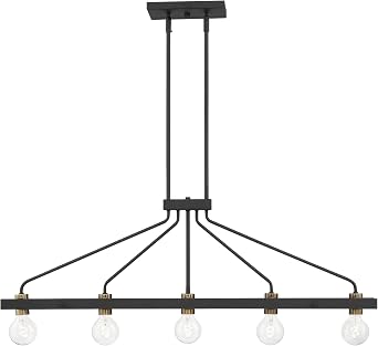 Designers Fountain 94238-BK Chandelier, Black