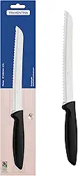 Tramontina 23422108 Faca para Pão 8", Preto