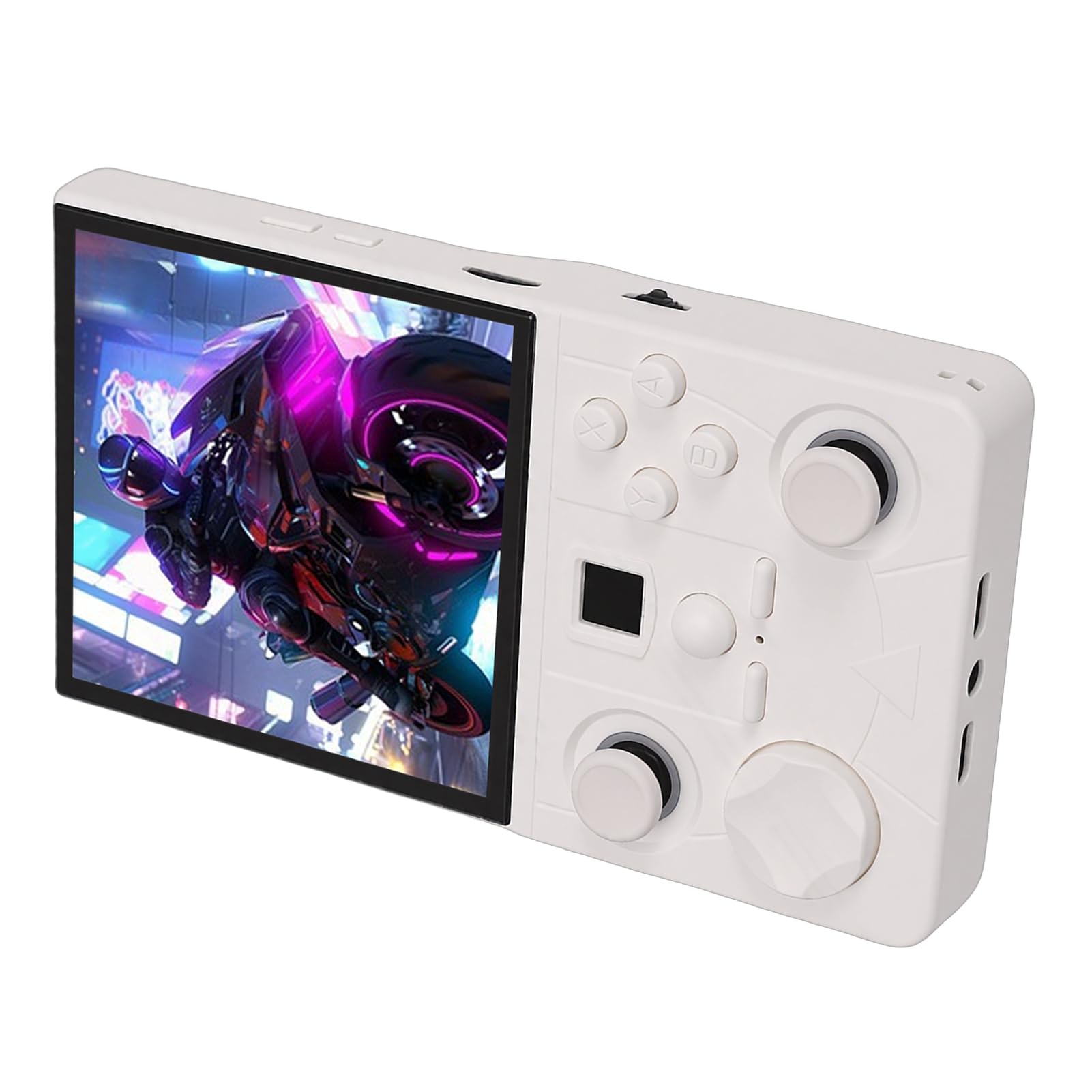 Console di Gioco Portatile con Schermo HD MIPI da 4 Pollici di Gioco retrò con Doppio Joystick Ricaricabile per Supporto di Espansione della Scheda di Memoria (64G)