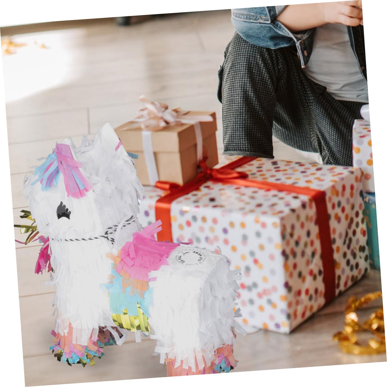 Piñata de Juguete con Forma de Animal 1 Juego de Papel | Fiesta y Celebración, Rellenable con Caramelos, Diseño 3d Adorable, Caja Práctica para Romper