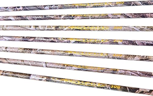 Miniatura 15 de Flechas de caza de carbono de 28 pulgadas 300 340 350 400 espina dorsal de carbono para arco recurvo compuesto práctica objetivo 28 30 pulgadas