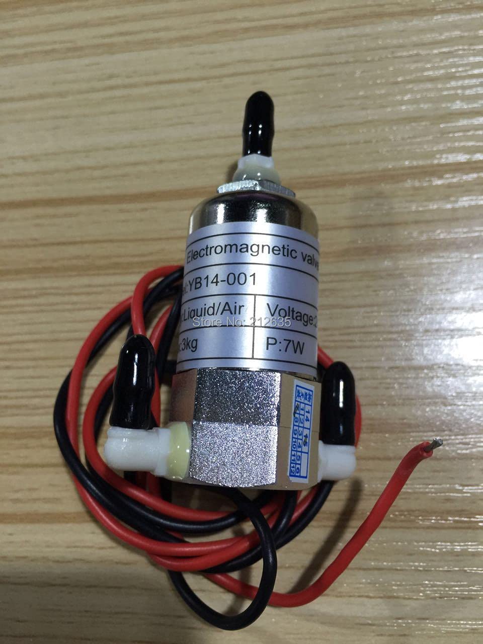 24v 7w Solenoid Valve for Infiniti zhongye Printer for myjet for allwin Human gongzhen for WIT-Color for JHF Flora View Fly-Jet Crystal Jet-pr