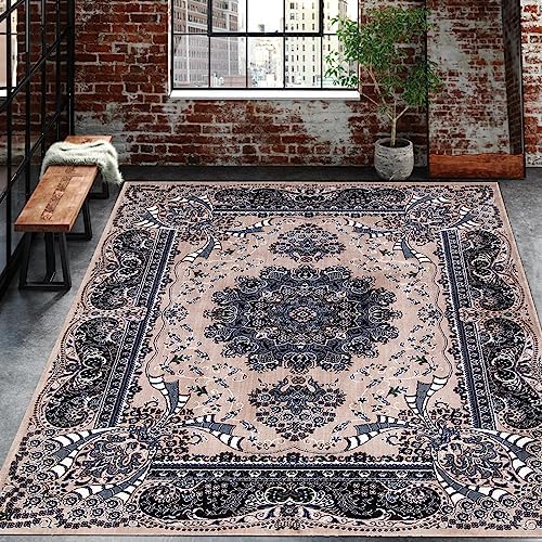 cozily® Traditional Floral Style Washable Antique Rug - 2 ft x 7 ft 2 in - Red - Small Runner for Hallway, Corridor, and Narrow Entrance