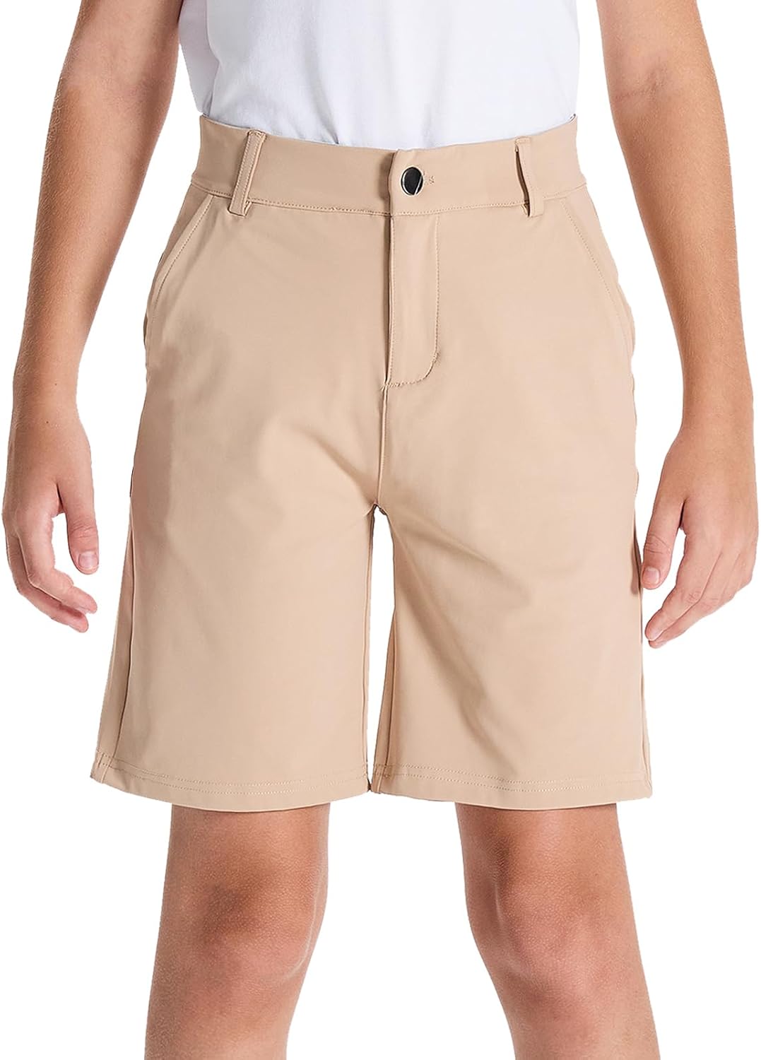 DEVOROPA Youth Boys Golf Shorts Stretch School Uniform Clothes Kids Fl… DEVOROPA Youth Boys Golf Shorts Stretch School Uniform Clothes Kids Fl…