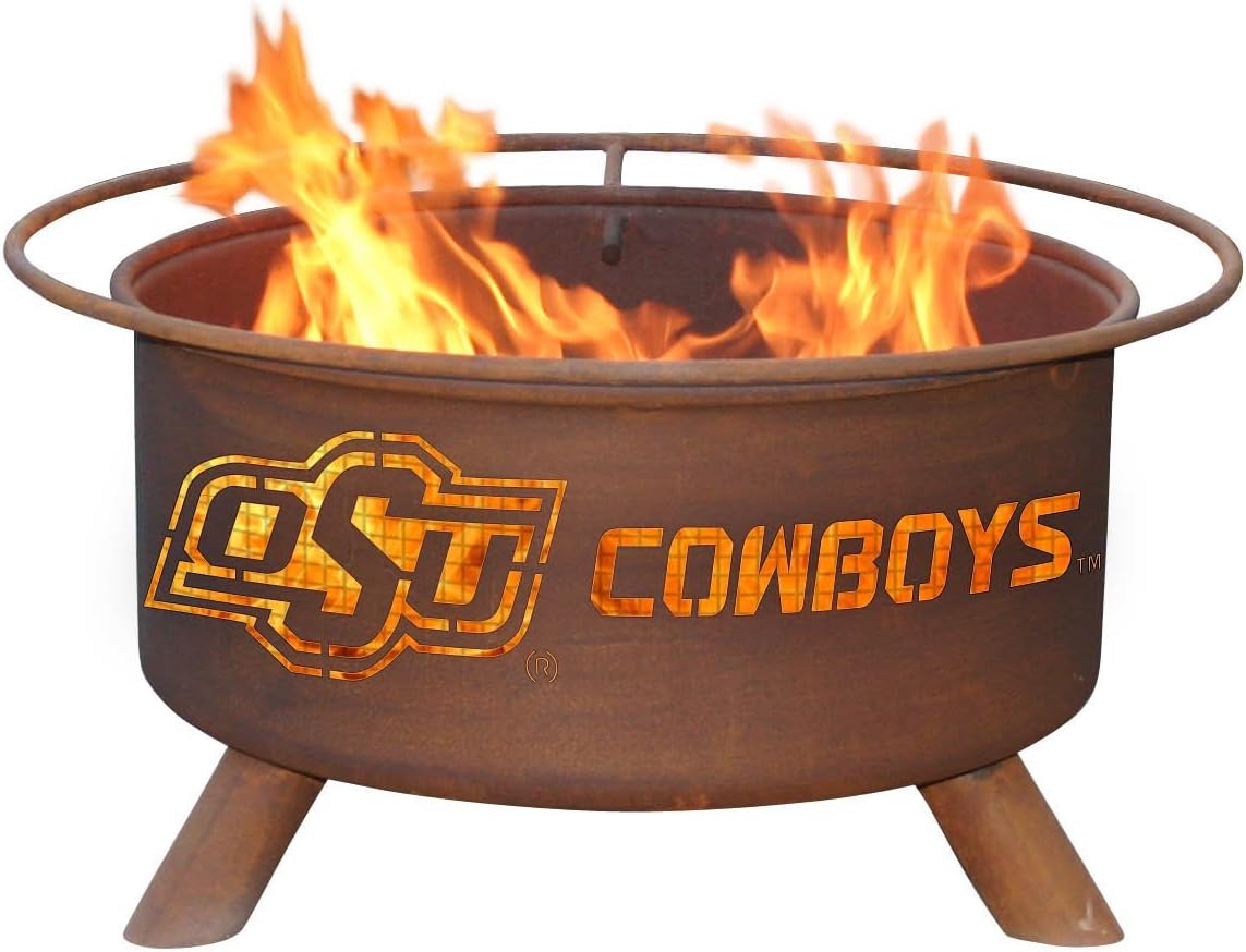 Patina Products F227, 30 Inch Oklahoma State Fire Pit