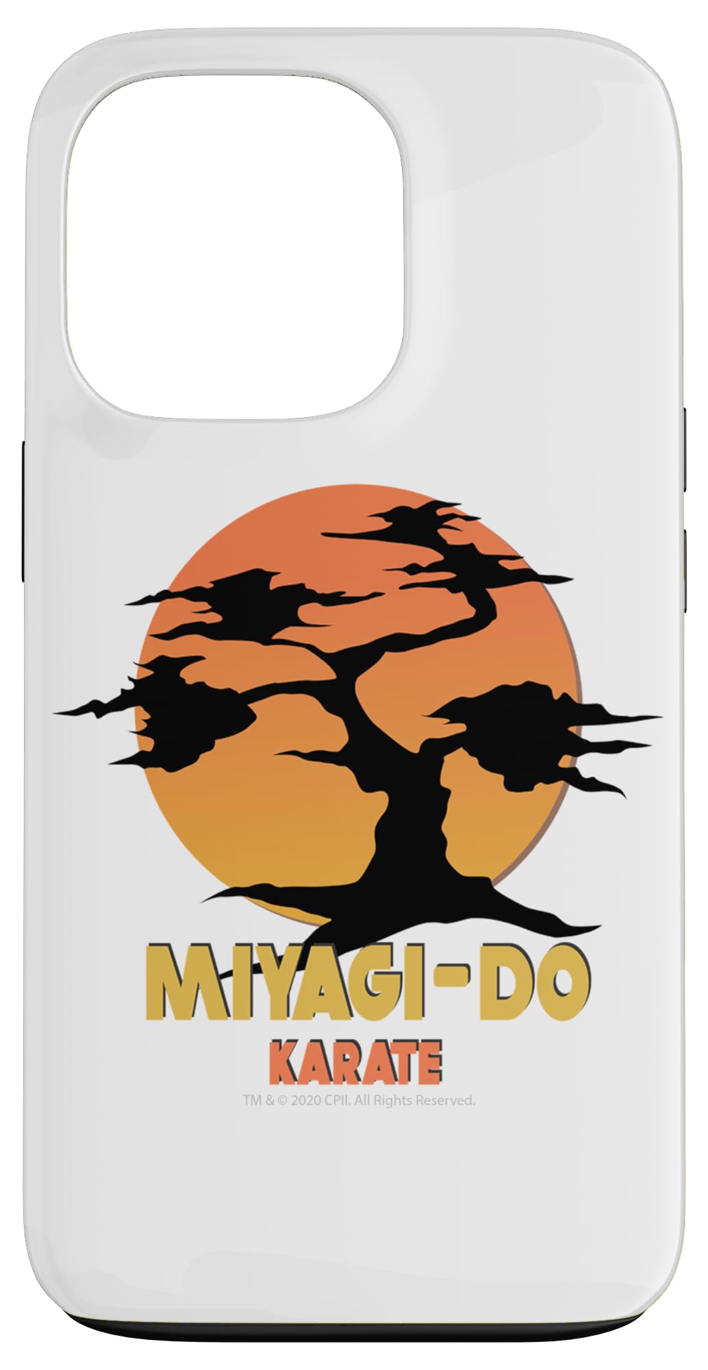 The Karate Kid Miyagi-Do Sunset Logo Vintage Movie Case for iPhone 13 Pro