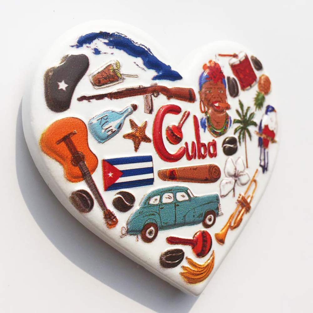 20 Calamite Frigorifero A Cuore 3D Dorate | Forte Adesione | Decorazione Per Cucina E Ufficio