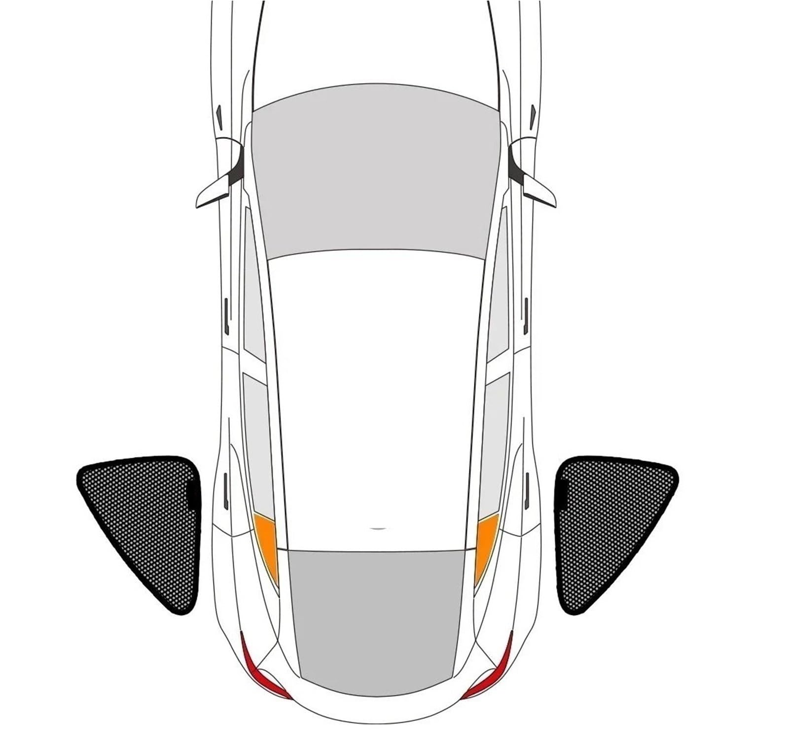 Parasol Ventana Coche para Murano 4 Dr SUV 2003-2007 Parasol Ventana Coche Cortina Magnética Parabrisas Delantero Malla(2Pcs)