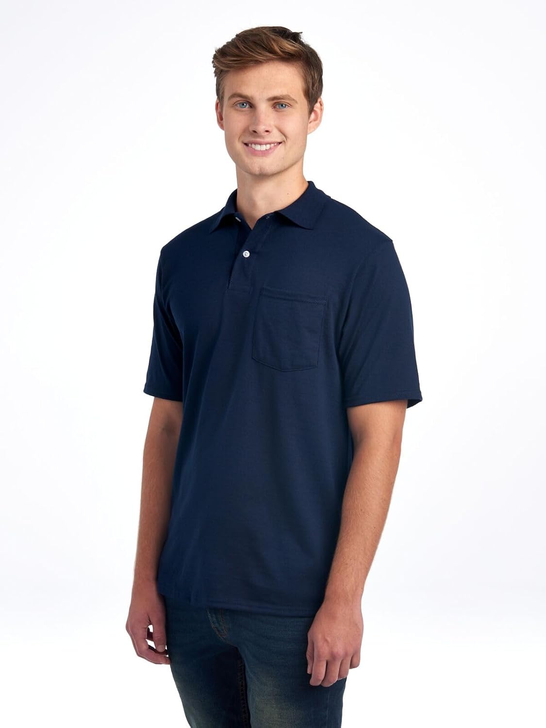 Jerzees Men's Pocket Short Sleeve Polo Shirts, Dri-Power, Sizes S-5X - Image 4