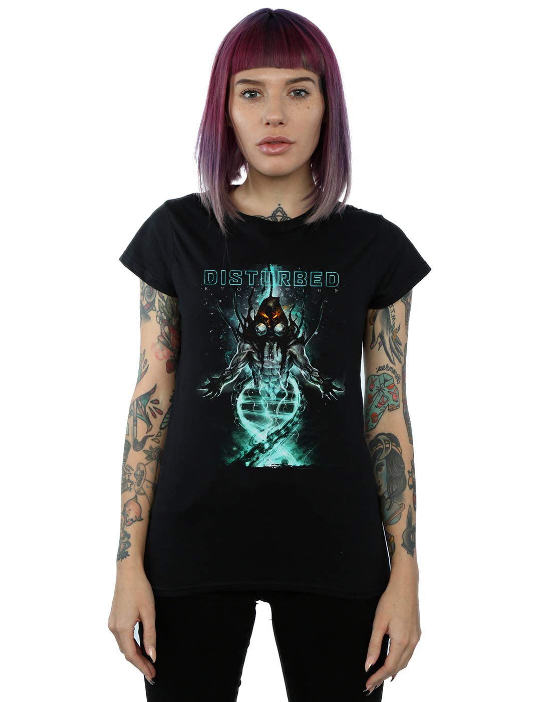 Absolute CultDisturbed Women's Evolving Creature T-Shirt