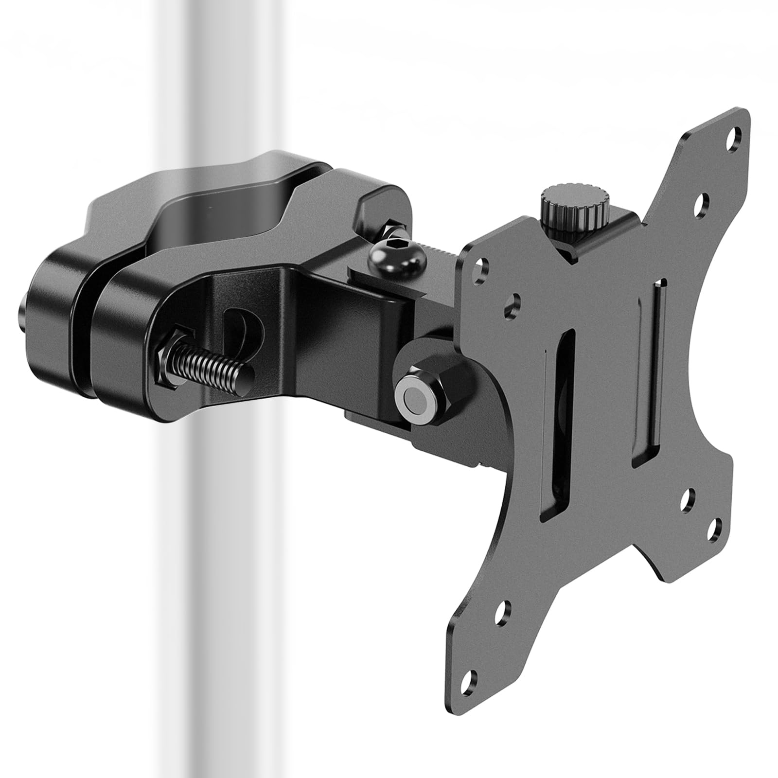 WORLDLIFT Supporto universale per schermi da 17"-32" Supporta fino a 8 kg, braccio per monitor a movimento completo compatibile con piastra VESA 75x75 e 100x100 mm