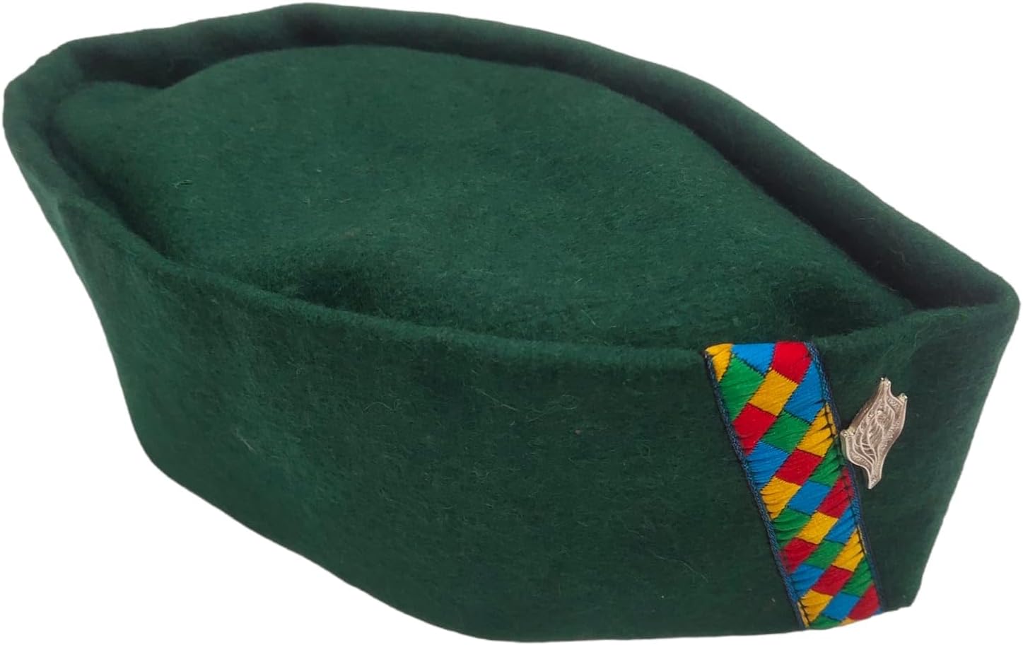 GenericUttarakhand Pahadi Topi/Cap Green, Brahmakamal Uttarakhand Topi, Himachali Cap