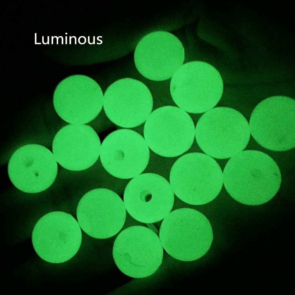 Toasis Round Hard Plastic Fishing Beads 5 Sizes 500pcs