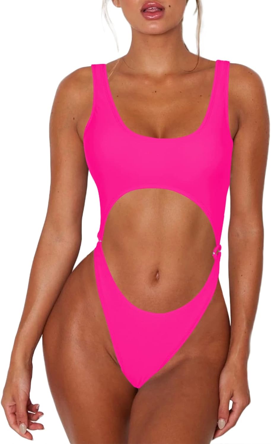 Sovoyontee Women's Sexy One Piece Swimsuits Cheeky Thong Bikini Bathing Suit - Image 5