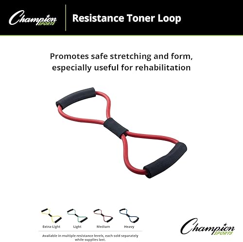 Miniatura 7 de Champion Sports Bucle de tóner muscular de resistencia pesada - Azul real