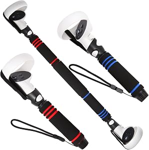 Gorilla Tag Long Arms Accessories for Oculus Quest 2,VR Controller Extension Grip Accessories for VR Gorilla Tag,BeatSaber Extenders Handles and VR Games