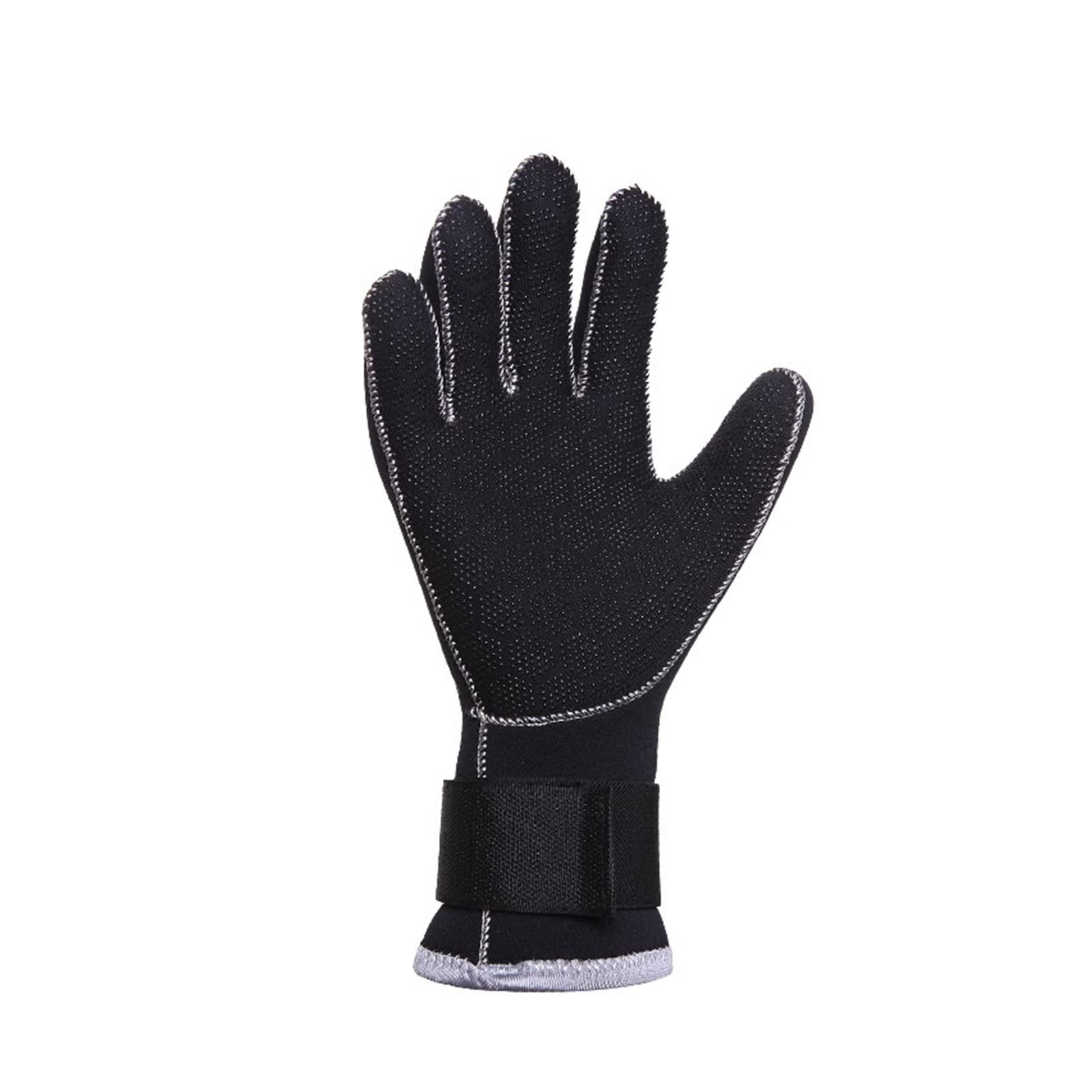 Guanti da Immersione, Guanti da Sub da Uomo e da Donna, 3 mm, Comodi, Antiscivolo, Caldi, Termici, Resistenti all'Usura, con Protezione for Le Mani, Guanti da Surf e Snorkeling(S)