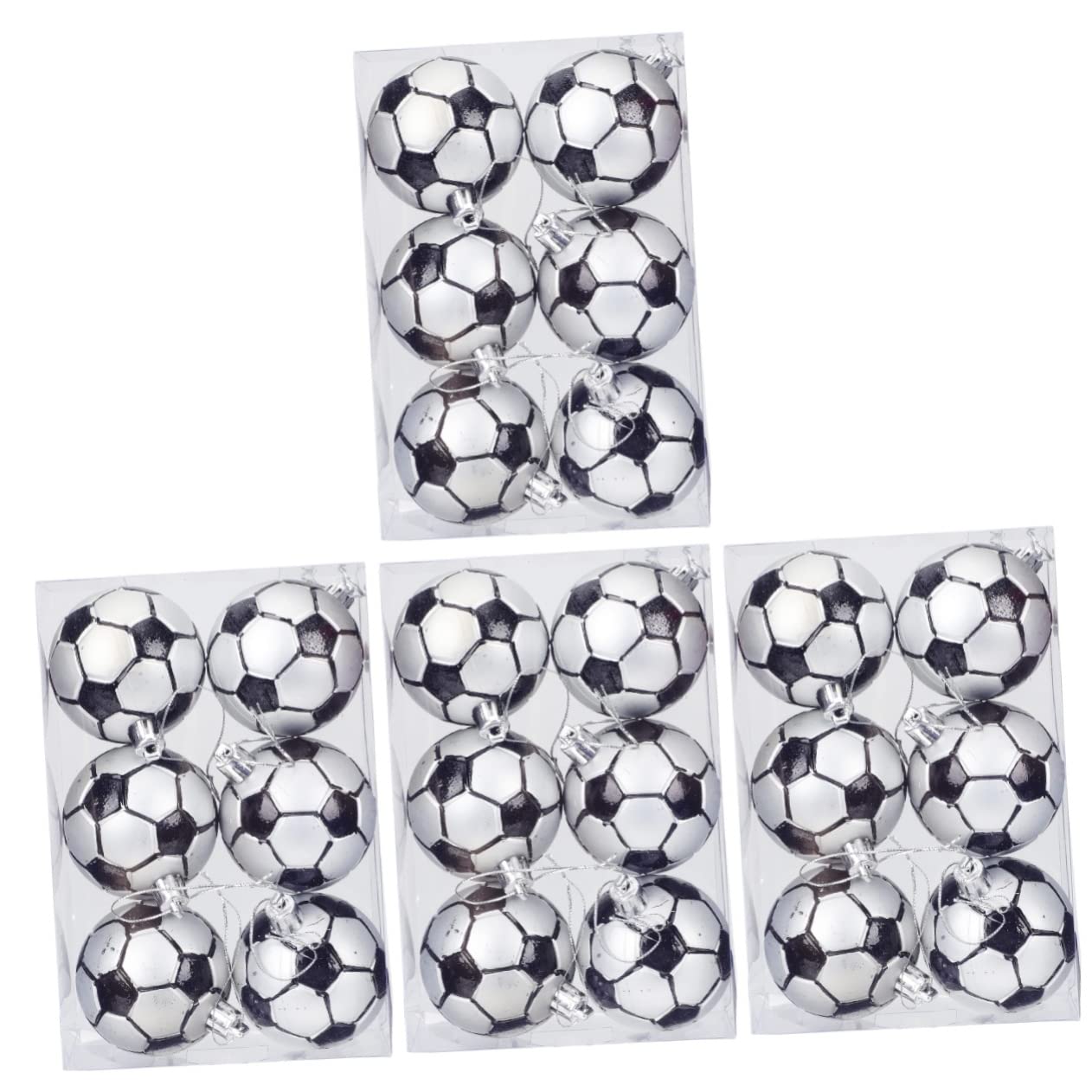 Boules de Noël de football pour décorer le sapin en famille durant les fêtes