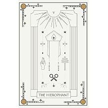 The Hierophant Tarot Card The Hierophant Notebook Blank Lined Pages