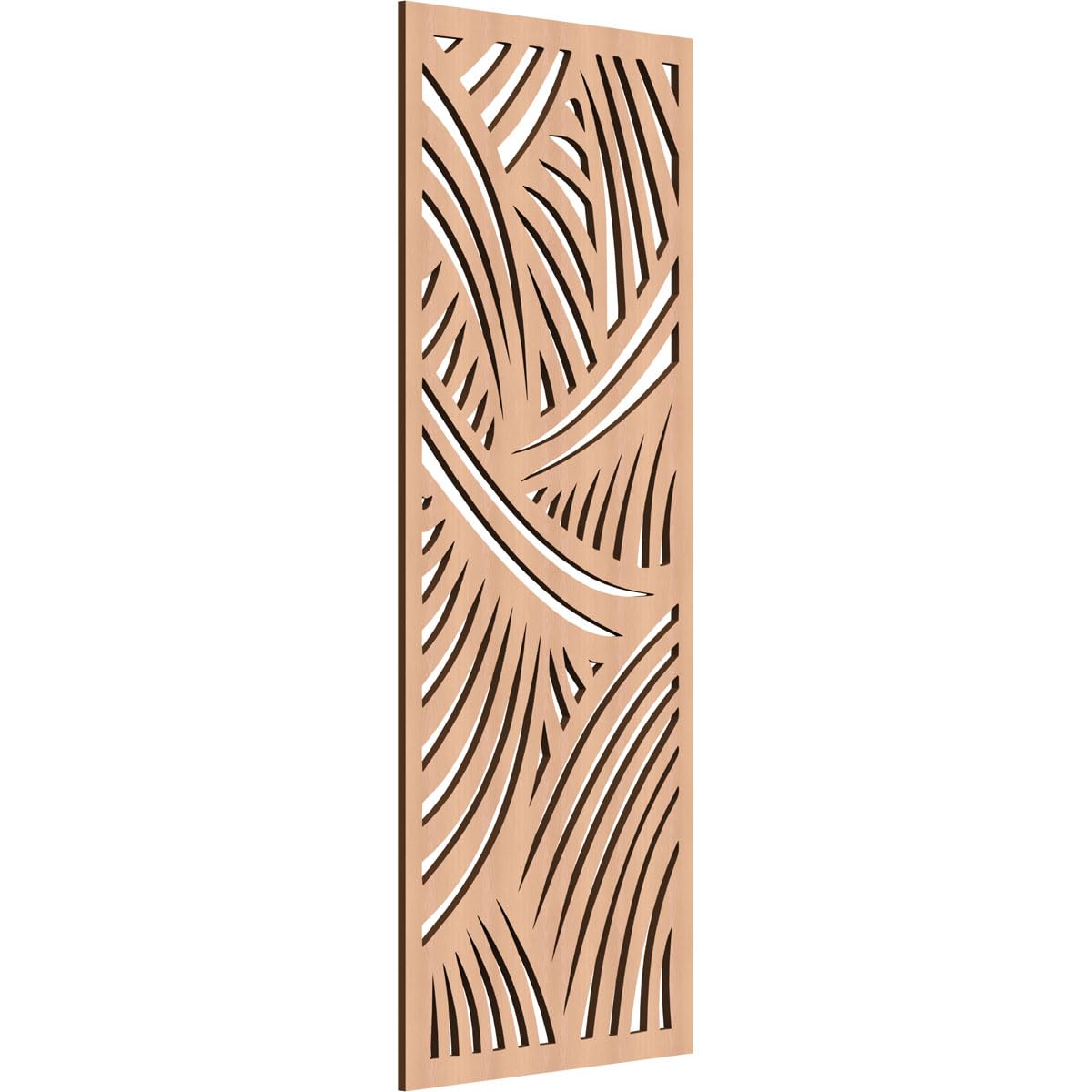 Chester Decorative Pierced Fretwork Wood Wall Panels, 19 3/8"W x 49 3/8"H x 3/8"T, Alder