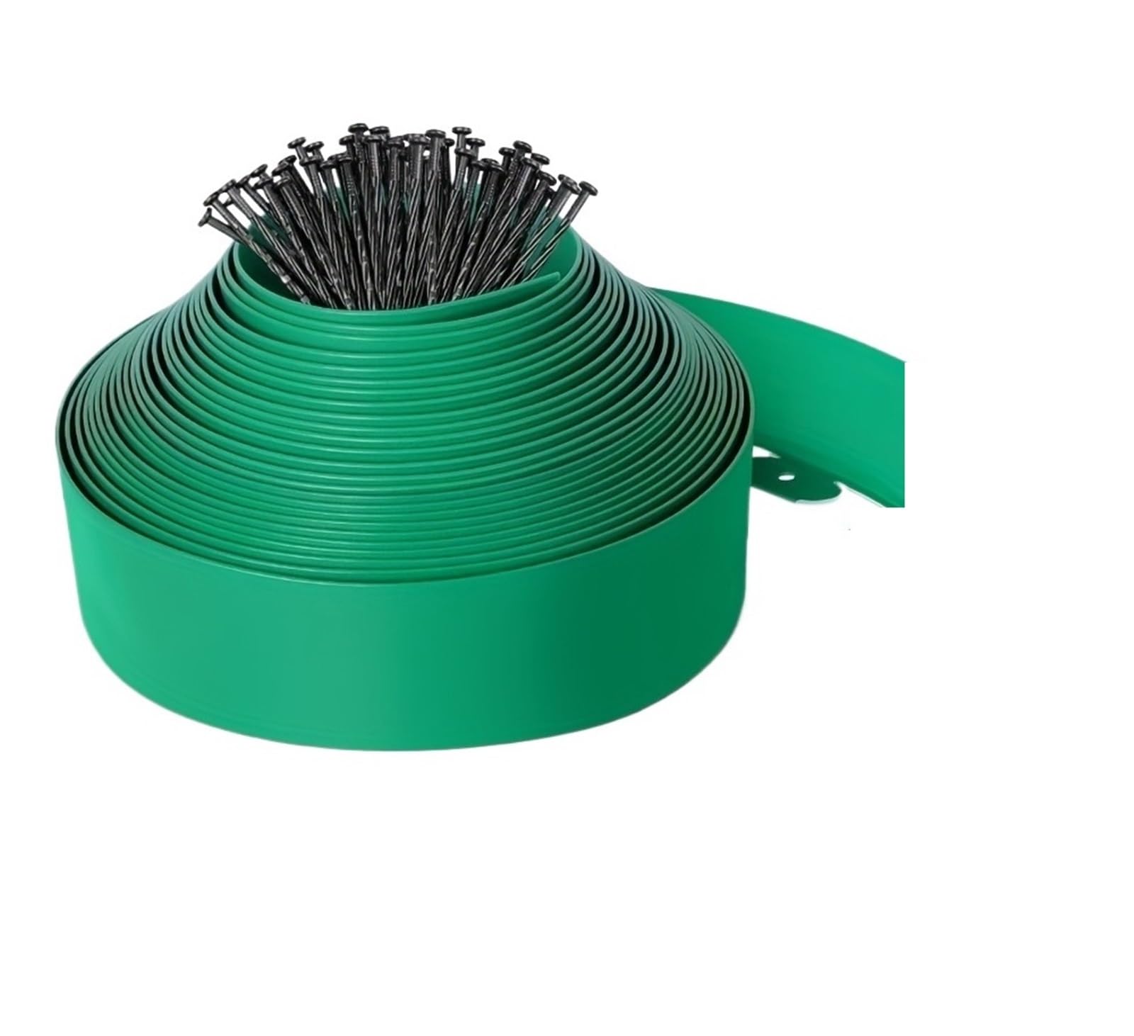 Dqzrtueca Green 5M 16Ft Edging Kit, Garden Landscape Edging Border 5M Multicolor Lawn Kit Fixed Barrier Coil Yard(Green 5M 16Ft)