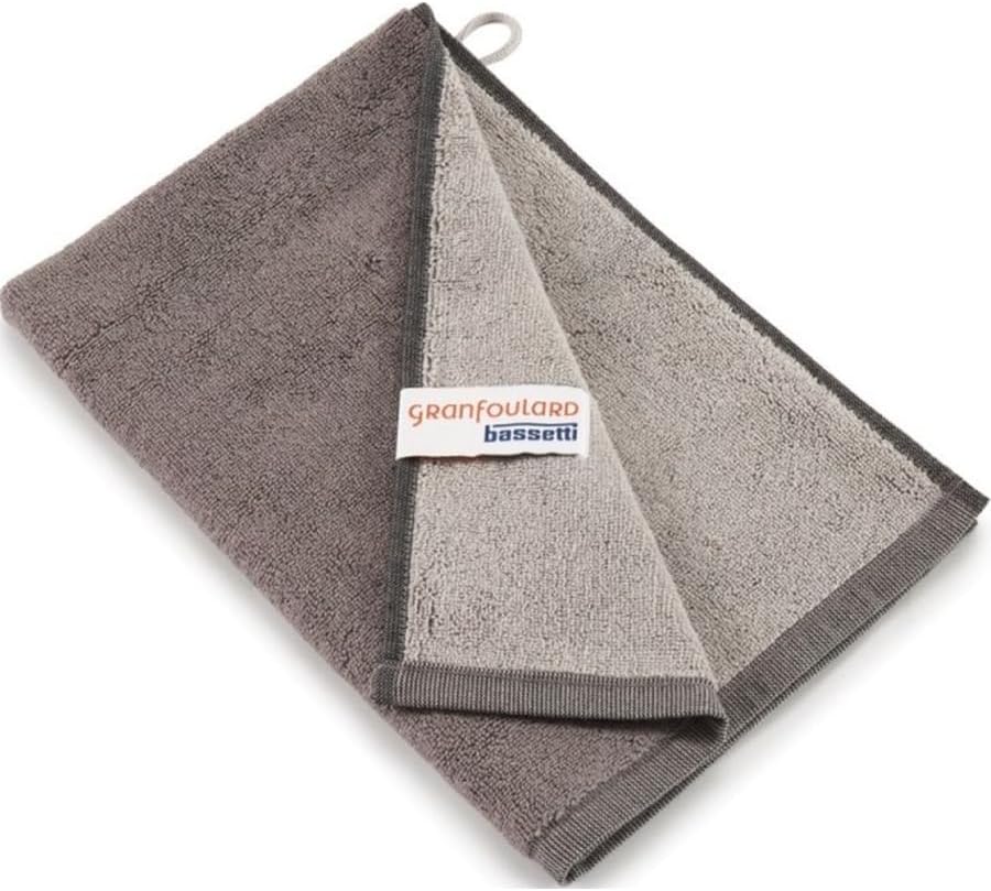 BassettiNew Shades 9327864 Guest Towel 100% Cotton Grey G1 40 x 60 cm