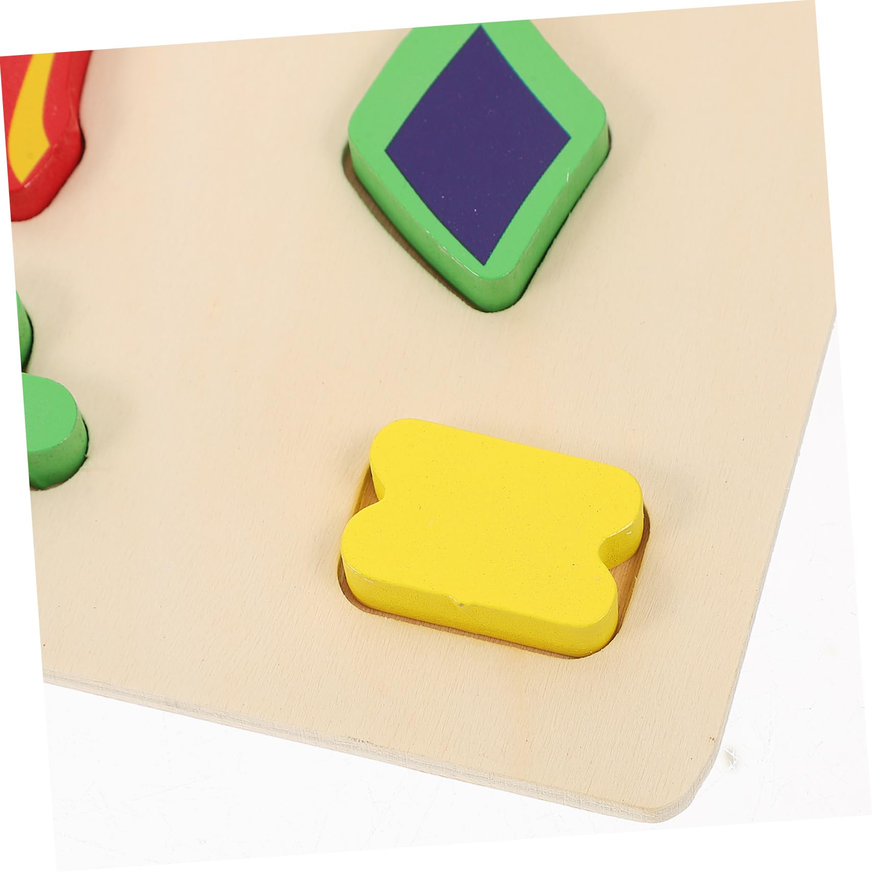 Puzzle en Bois Éducatif Chiffres et Alphabet Arabe Jouet Reconnaissance des Formes Mémoire Préscolaire