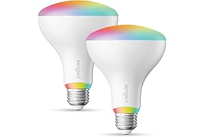 Voice Controllable Zigbee Smart Light Bulbs (2-Pack)