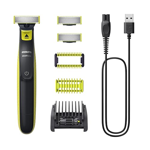 Immagine del prodotto Philips OneBlade Original Hybrid Face + Body - Rifinitore barba elettrico, rasoio e strumento per il bodygrooming, 2 lame originali, 1 pettine regolabile 5 in 1, 1 kit corpo (modello QP2824/30)