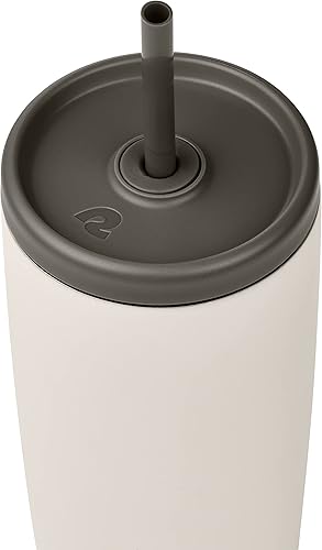 Miniatura 3 de Retrospec Arroyo - Vaso térmico de acero inoxidable con tapa y pajita, reutilizable, aislado y reutilizable, taza de viaje para café helado, vasos