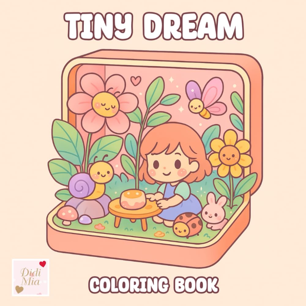 Tiny Dream Coloring Book: Explore Little Dream Worlds with Beautiful Illustrations (Tiny Dream Worlds)