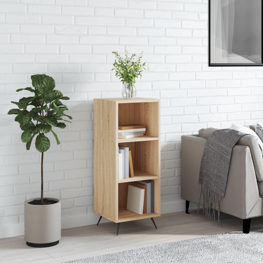 Credenze Cucina 34,5x32,5x90 cm Rovere Sonoma Legno Multistrato Moderna Buffet Struttura Robusta Armadietto Versatile Mobile Laterale Sala da Pranzo Piano Robusto e Stabile per Piante