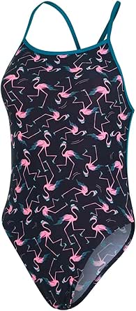 Speedo Women's Eco Flamingo V-Back One Piece Swimsuit : Amazon.com.au