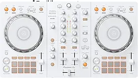 Pioneer DJ Controlador de DJ de 2 canais para Serato & Rekordbox em edição limitada branca.