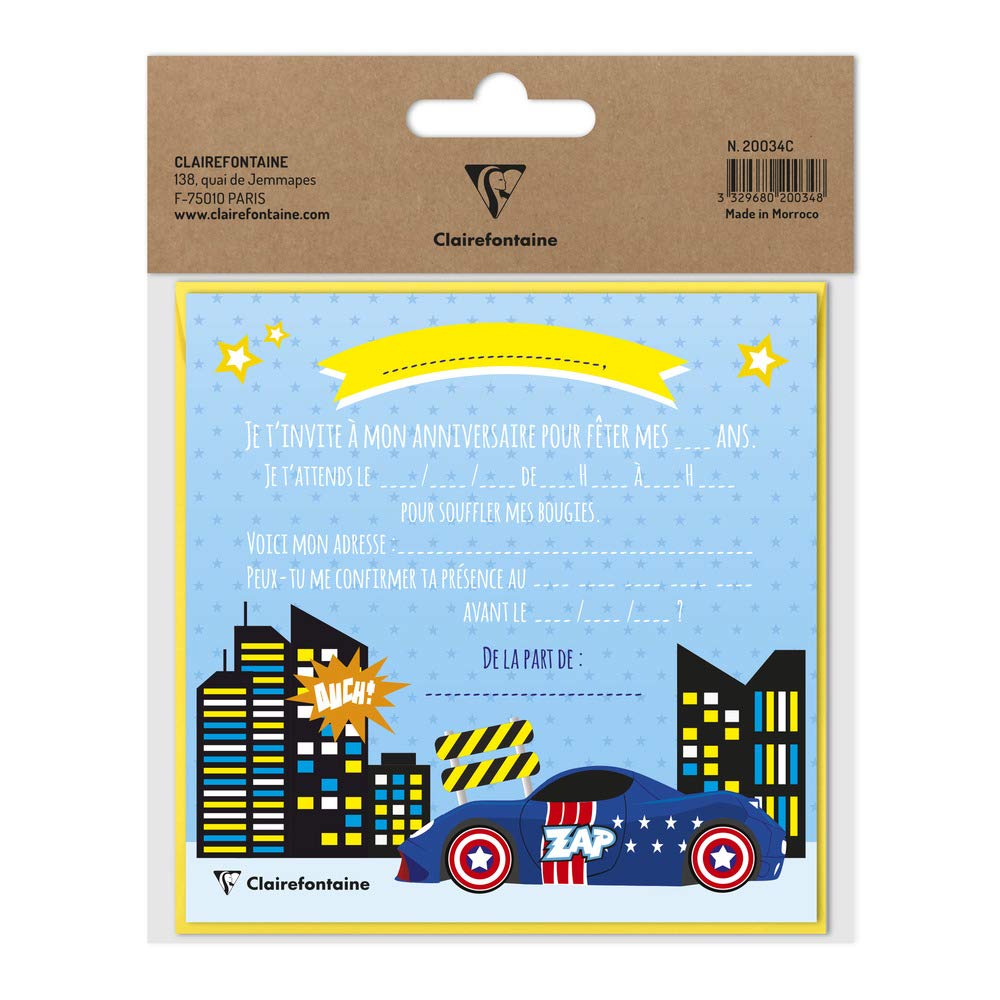 Clairefontaine 20042C - Set de Correspondance Pour Enfants Thème