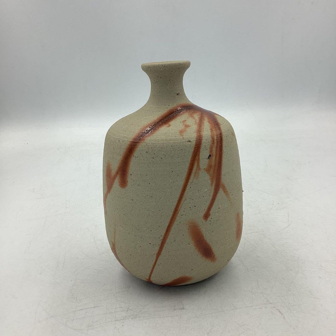 備前焼 名工 矢部篤郎造　火襷　徳利　人間国宝 山本陶秀-三男 Amazon.co.jp: MH 矢部篤郎 山本陶秀三男 備前焼緋襷徳利 : おもちゃ